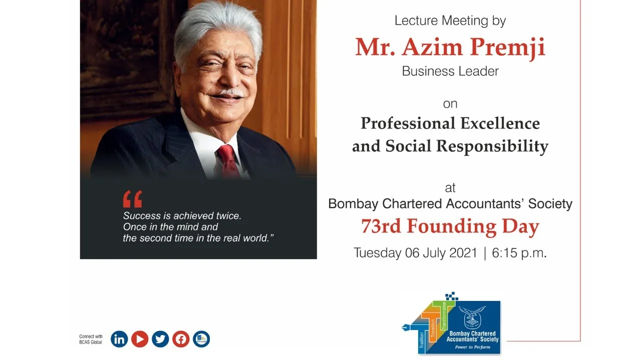73rd Founding Day Lecture Meeting on “Professional Excellence and Social Responsibility”