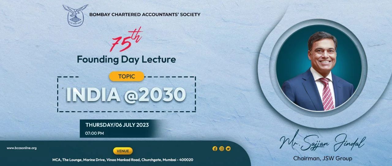 75th Founding Day Lecture Meeting on “India@2030”