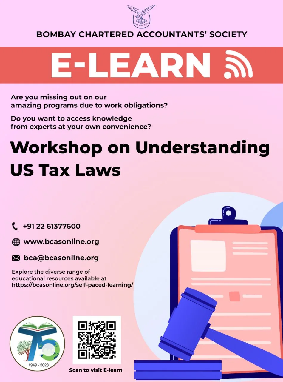 Workshop on Understanding US Tax Laws (held in January 2020)