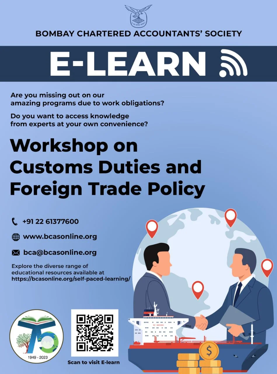 Workshop on Customs Duties and Foreign Trade Policy (held in November 2021)