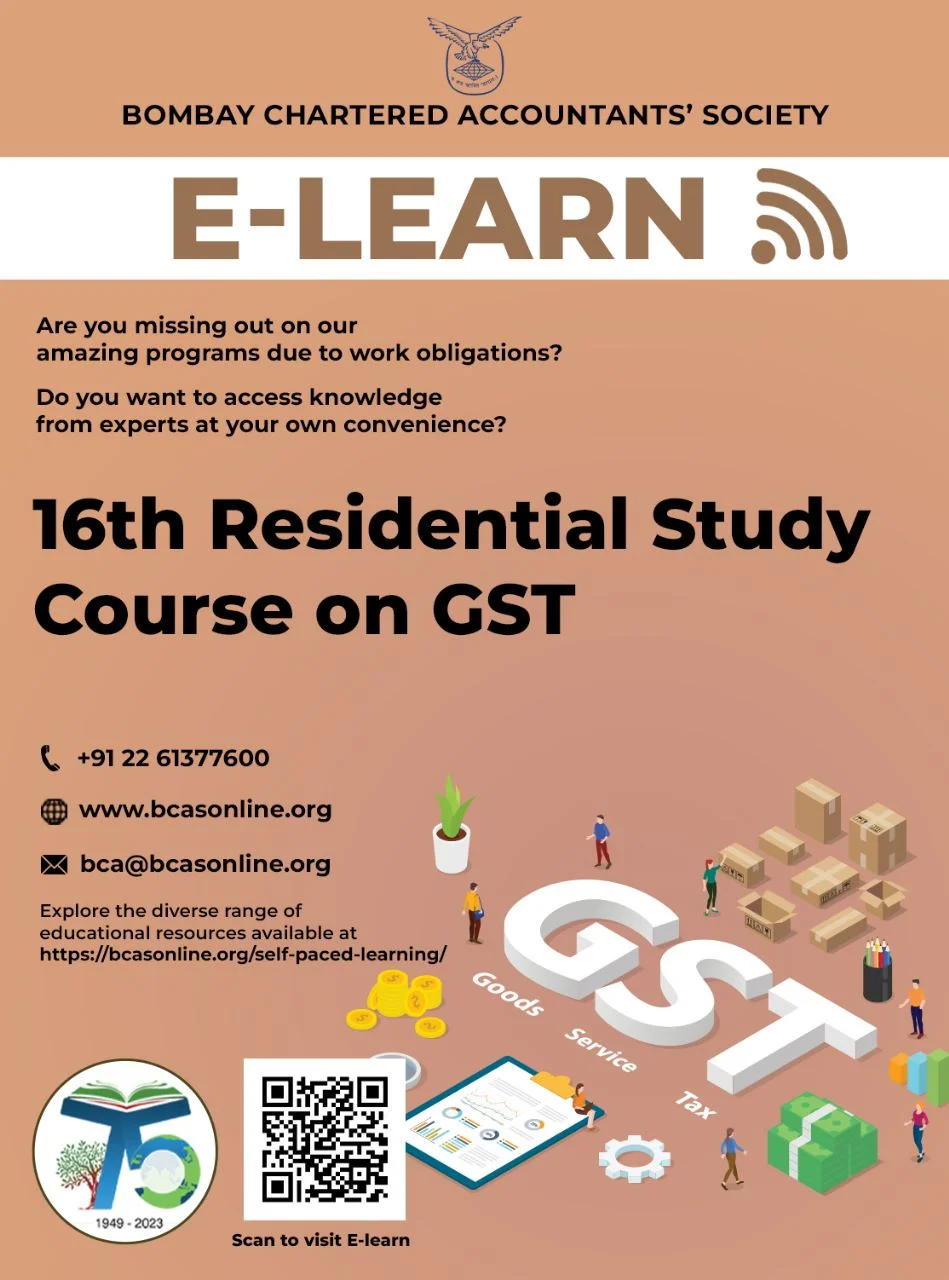 16th Residential Study Course on Goods and Services Tax (held in June 2022)