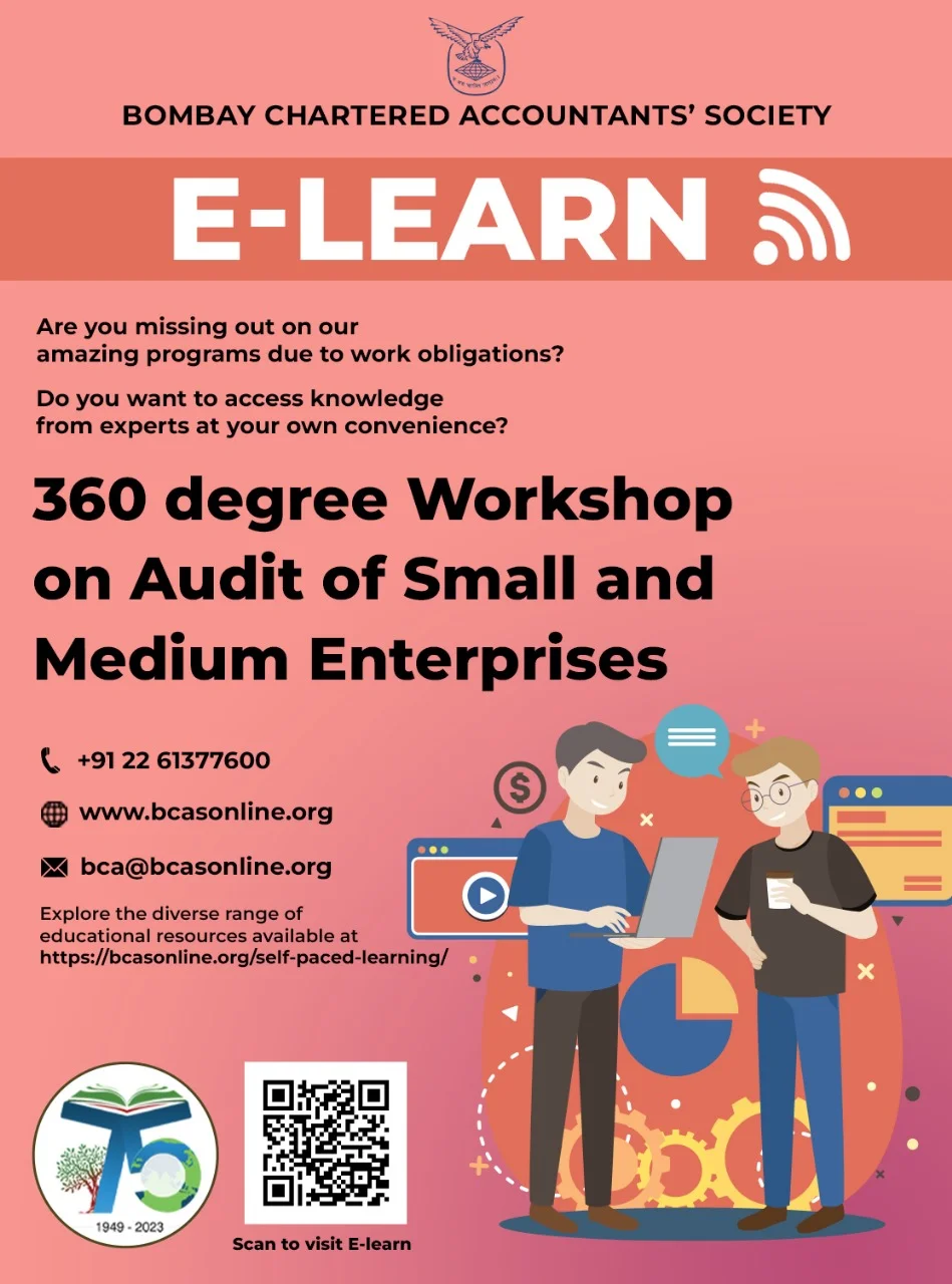 360 degree Workshop on Audit of Small and Medium Enterprises (held in September 2022)