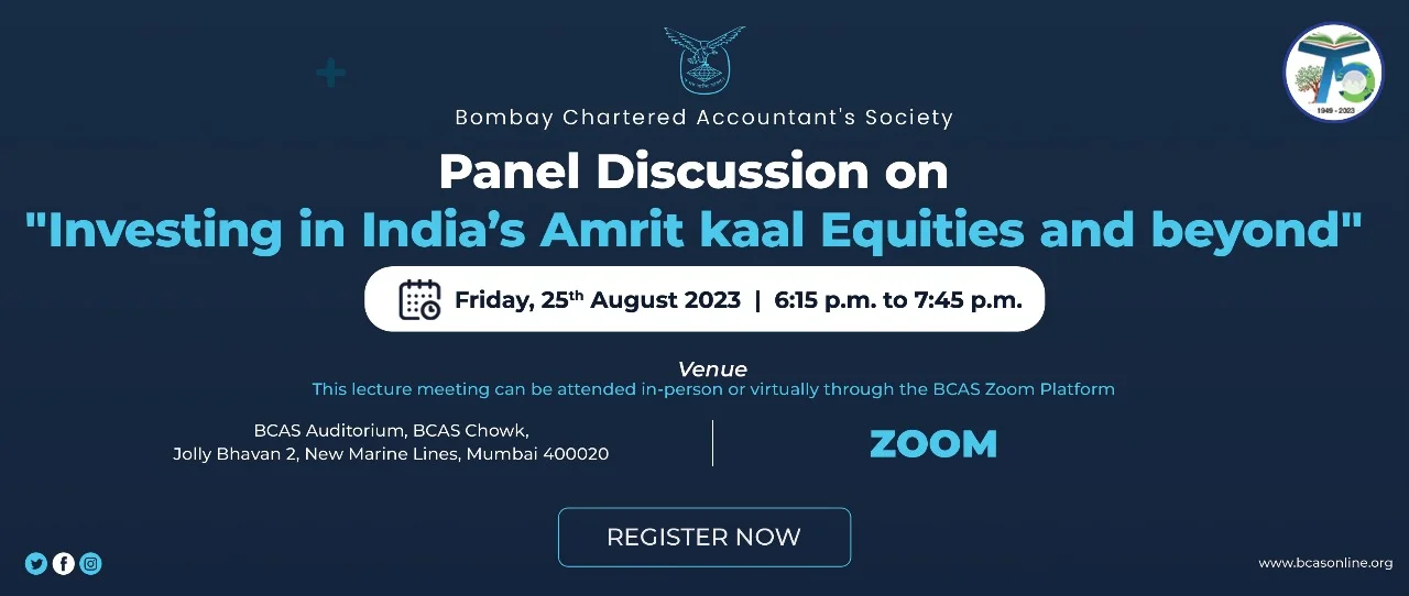Panel Discussion on “Investing in India’s Amrit kaal : Equities and beyond”