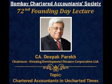 72nd Founding Day Lecture Meeting on “Chartered Accountant in Uncharted Times”