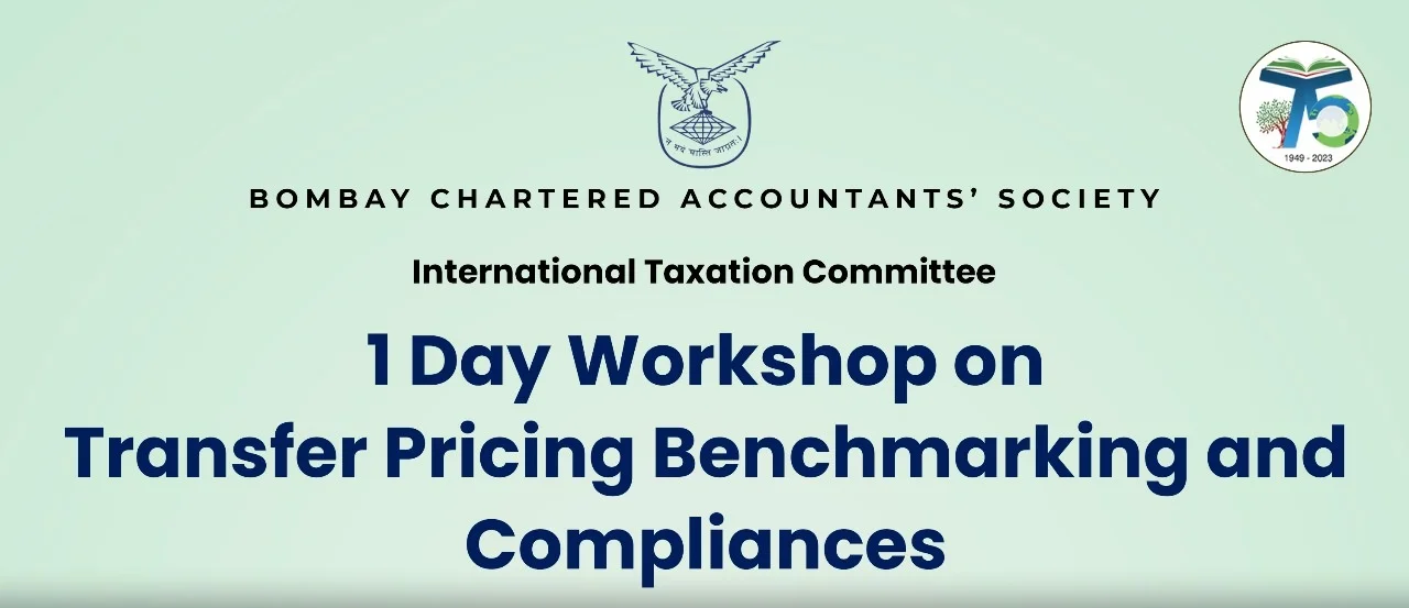 1 Day Workshop on Transfer Pricing Benchmarking and Compliances