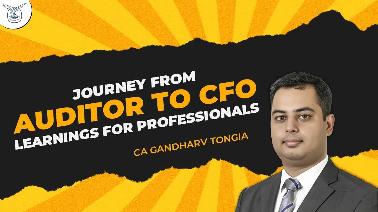 Lecture Meeting on “Journey from Auditor to CFO- Learnings for Professionals”