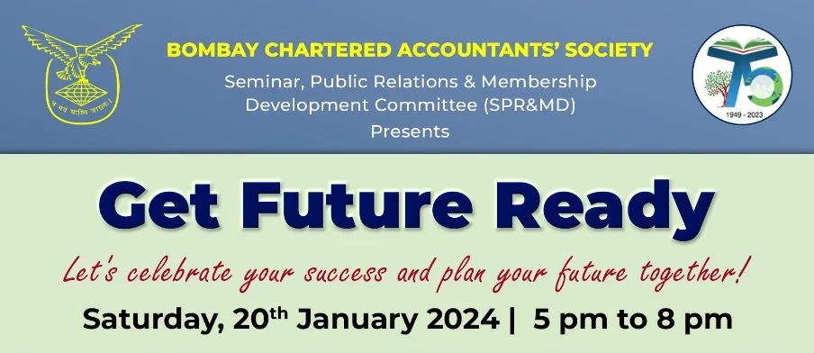 Get Future Ready – Felicitation of Chartered Accountancy pass-outs of the November 2023 batch