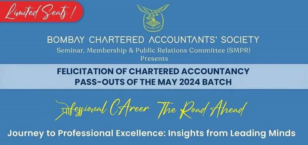 Felicitation of Chartered Accountancy Pass-Outs of the May 2024 Batch