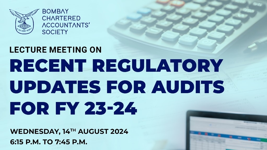 Lecture Meeting on “Recent regulatory updates for audits for FY 23-24”