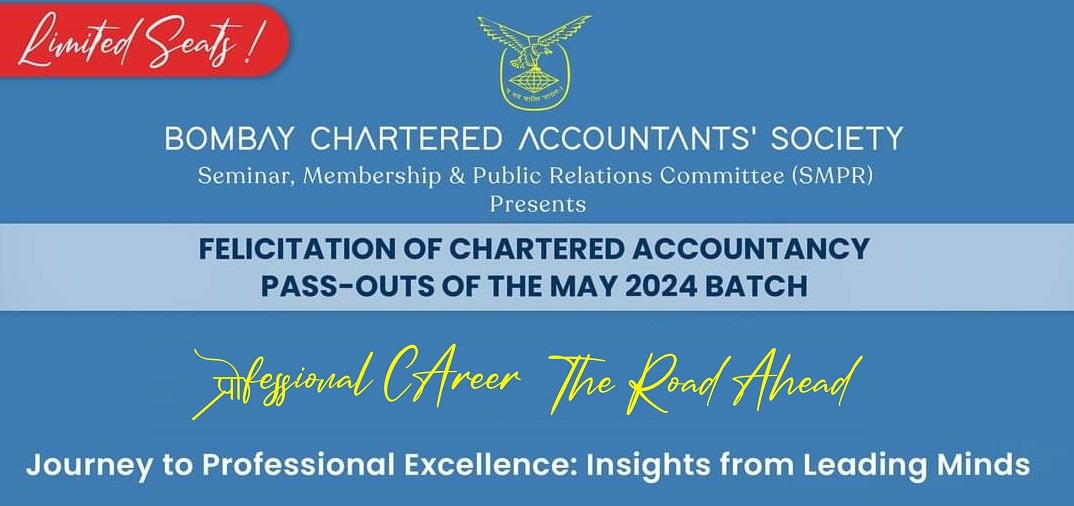 Felicitation of Chartered Accountancy Pass-Outs of the May 2024 Batch