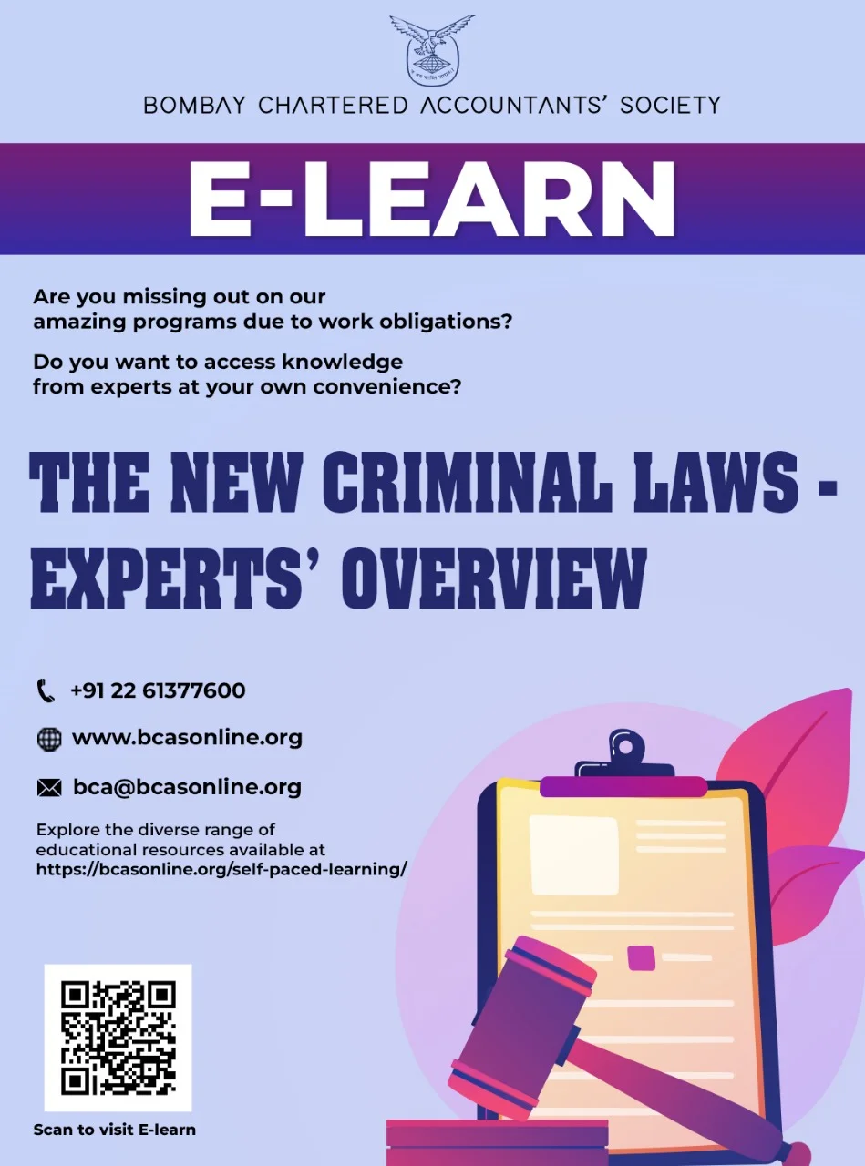 The New Criminal Laws – Experts’ Overview, held in 27th September 2024