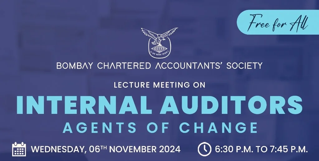 Lecture Meeting on Internal Auditors: Agents of Change