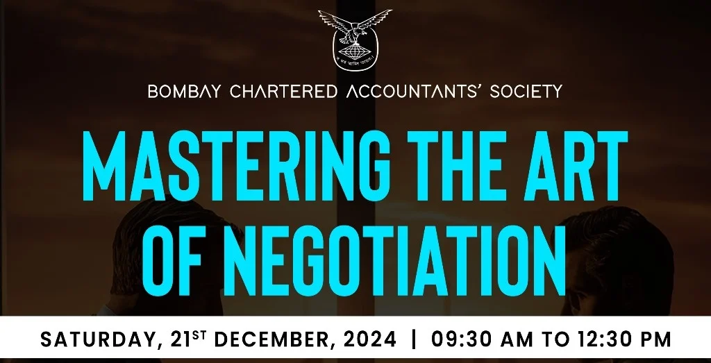 Workshop on Mastering the Art of Negotiation