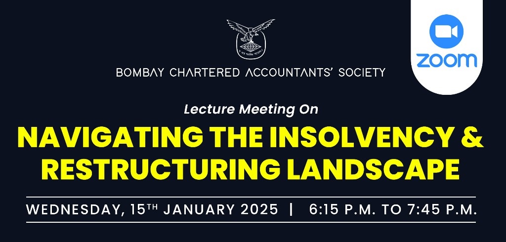 Lecture Meeting on Navigating the Insolvency & Restructuring Landscape