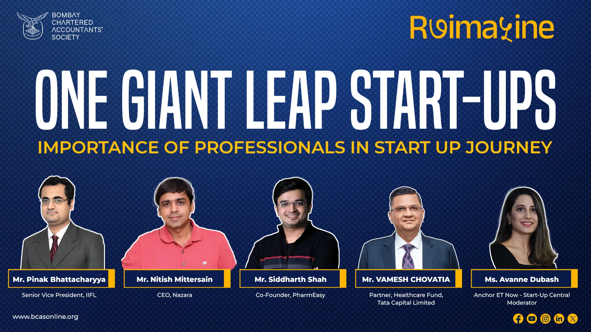 One Giant Leap – Start-ups – Importance of Professionals in Start up Journey
