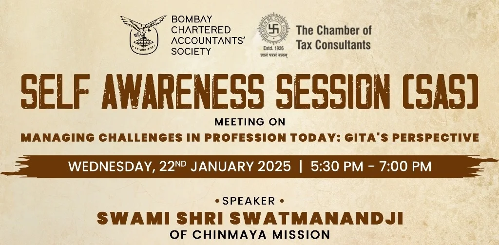 Self Awareness Session (SAS) Meeting on Managing Challenges in Profession Today : Gita’s Perspective