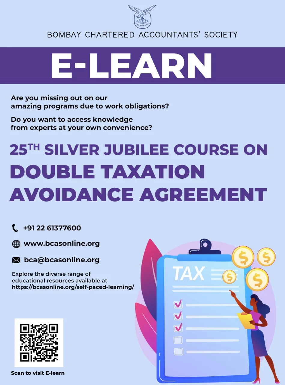 25th Silver Jubilee Course on Double Taxation Avoidance Agreement