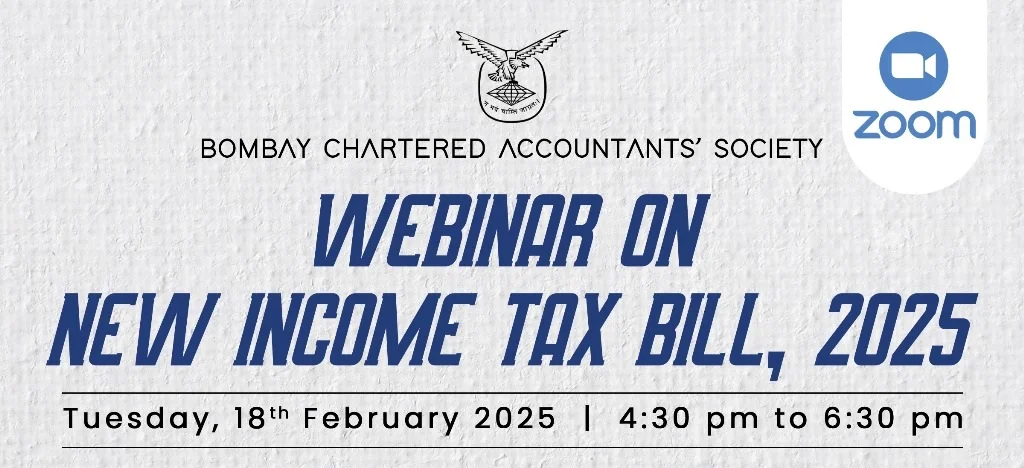 Webinar on New Income Tax Bill, 2025