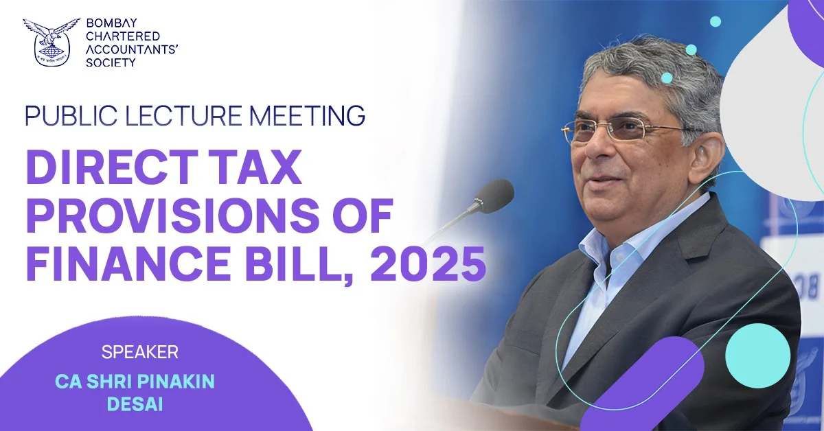Public Lecture Meeting on Direct Tax Provisions of Finance Bill, 2025