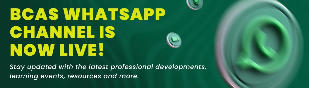 Join BCAS WhatsApp Channel
