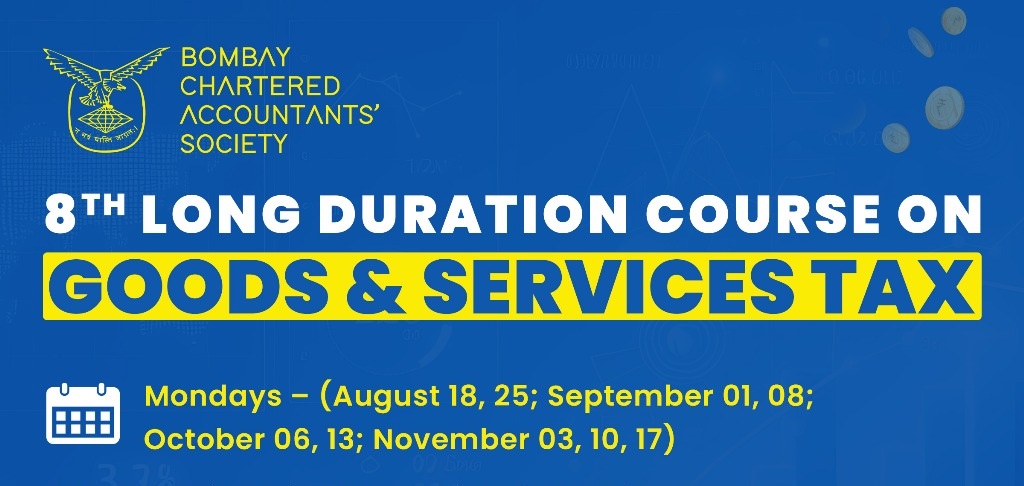 8th Long Duration Course on Goods and Services Tax