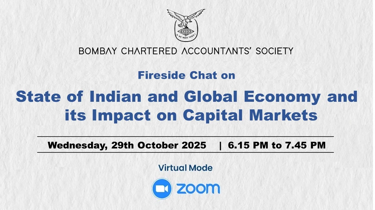 Fireside Chat on State of Indian and Global Economy and its Impact on Capital Markets