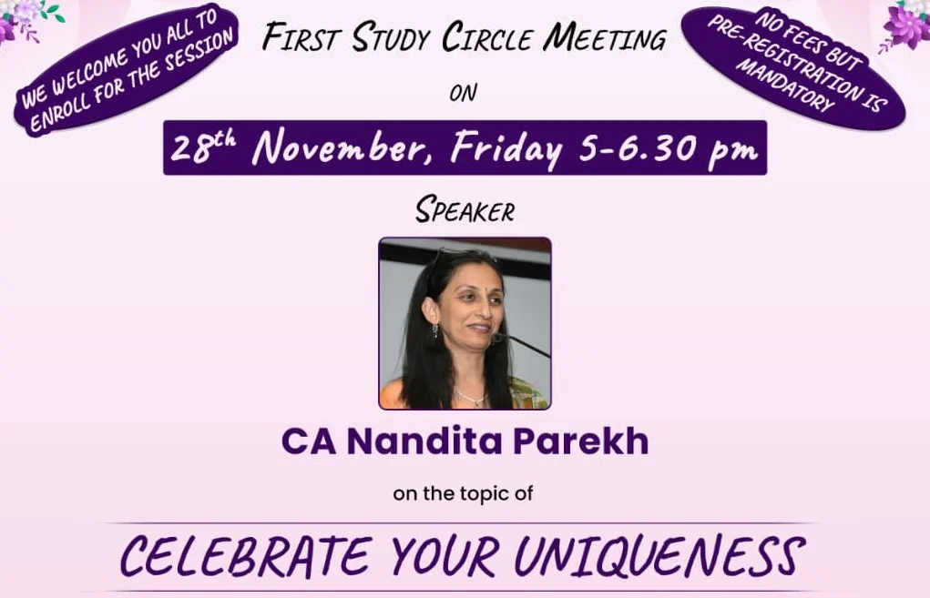 Women’s Study Circle Meeting on Celebrate Your Uniqueness