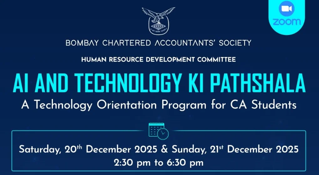 AI and Technology ki Pathshala: A Technology Orientation Program for CA Students