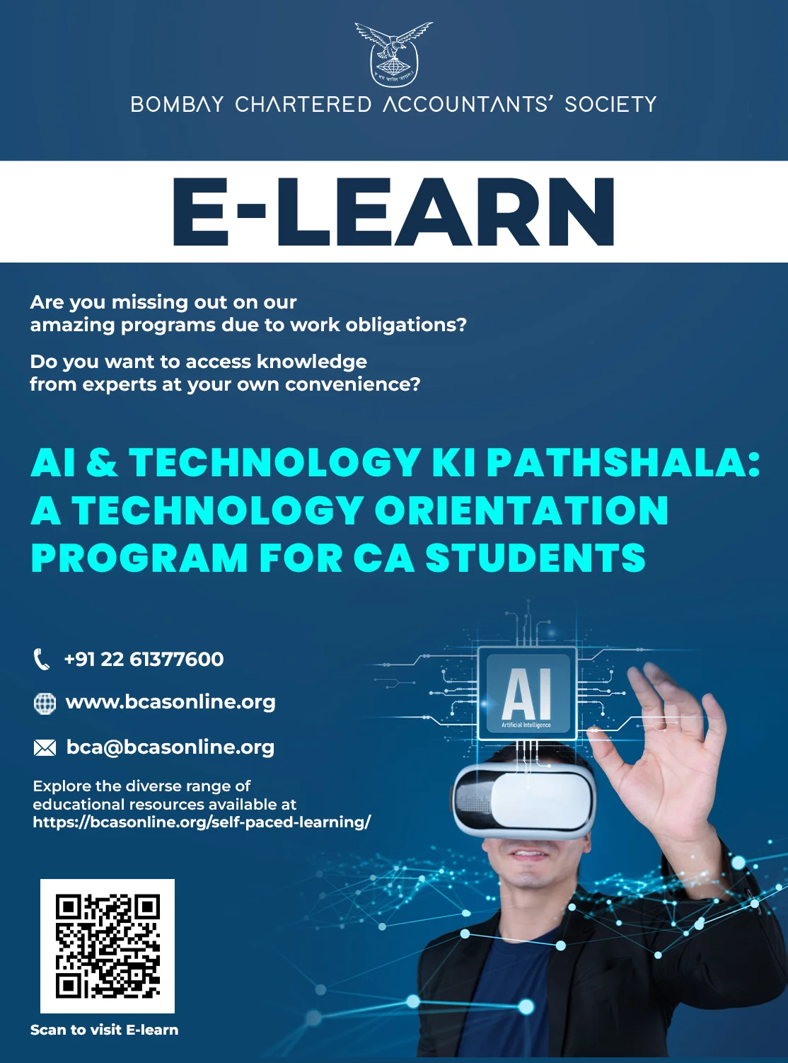 AI and Technology ki Pathshala: A Technology Orientation Program for CA Students