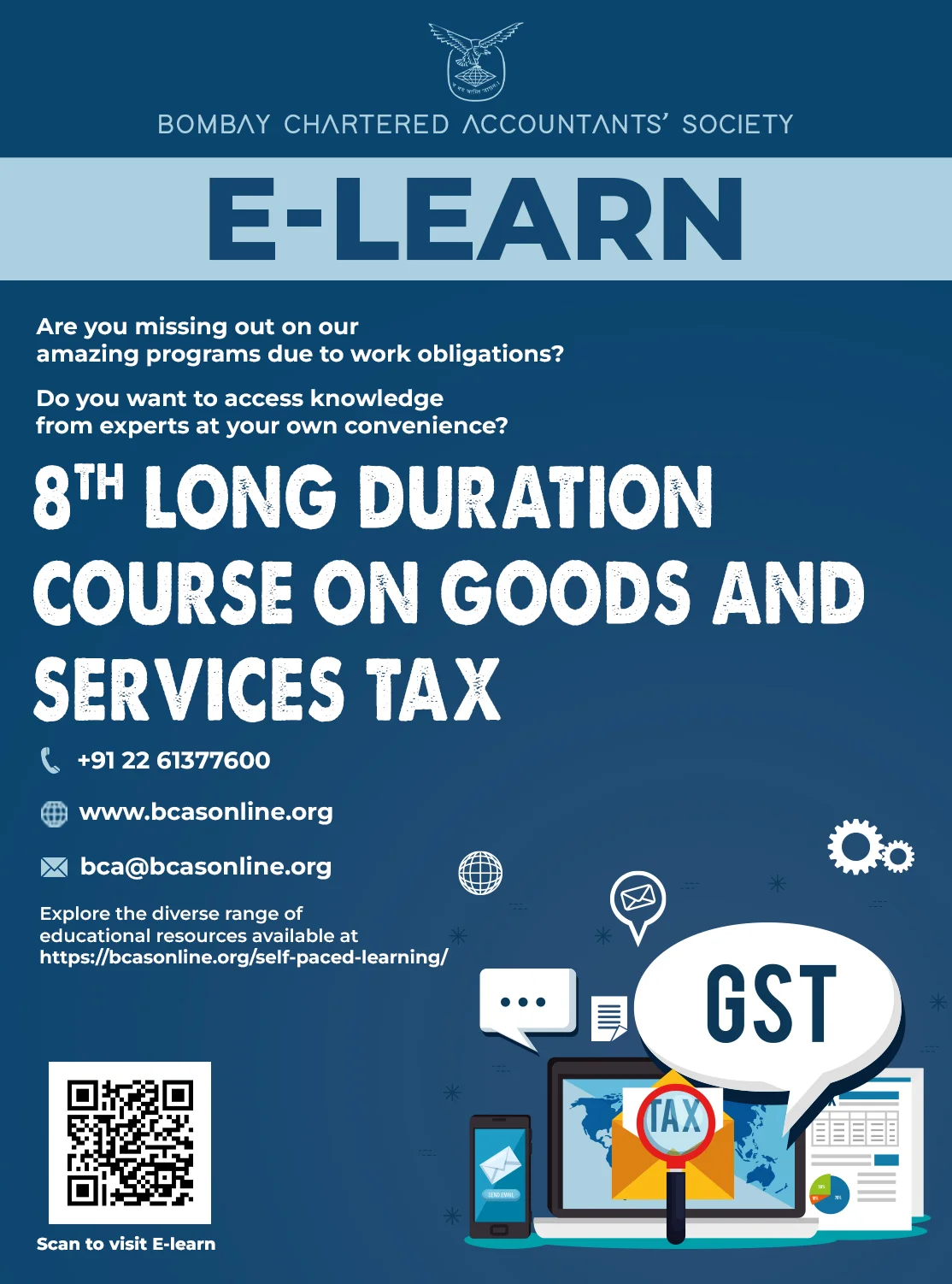 8th Long Duration Course on Goods and Services Tax