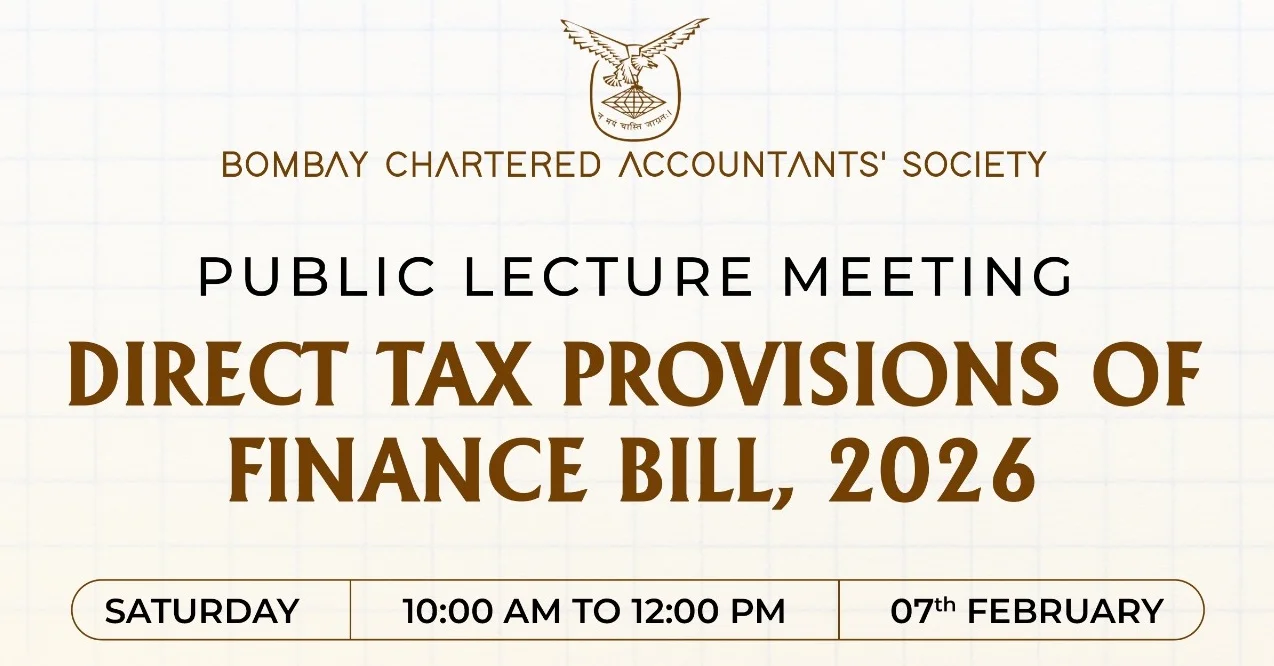 Public Lecture Meeting on Direct Tax Provisions of Finance Bill 2026