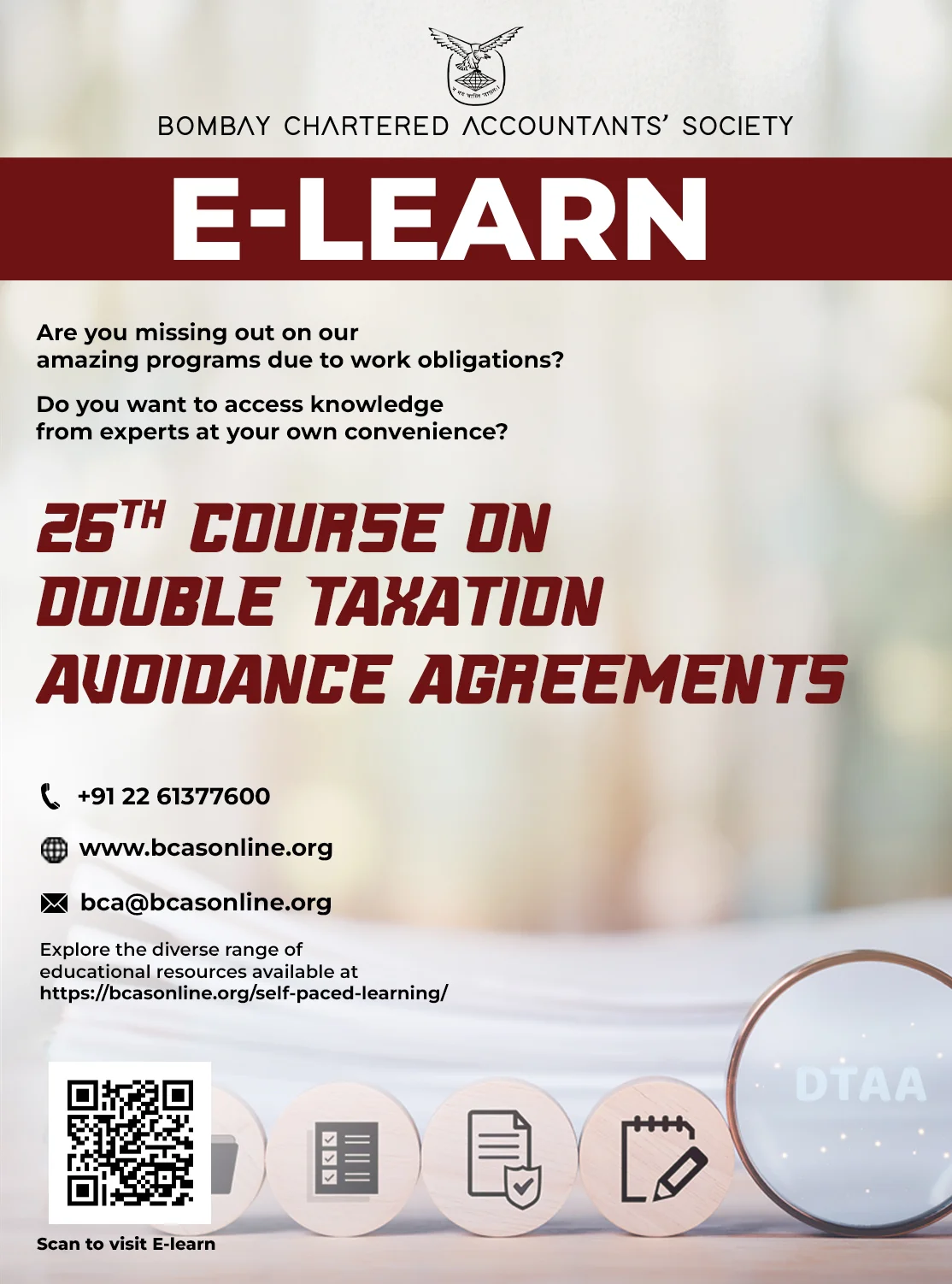 26th Course on Double Taxation Avoidance Agreements