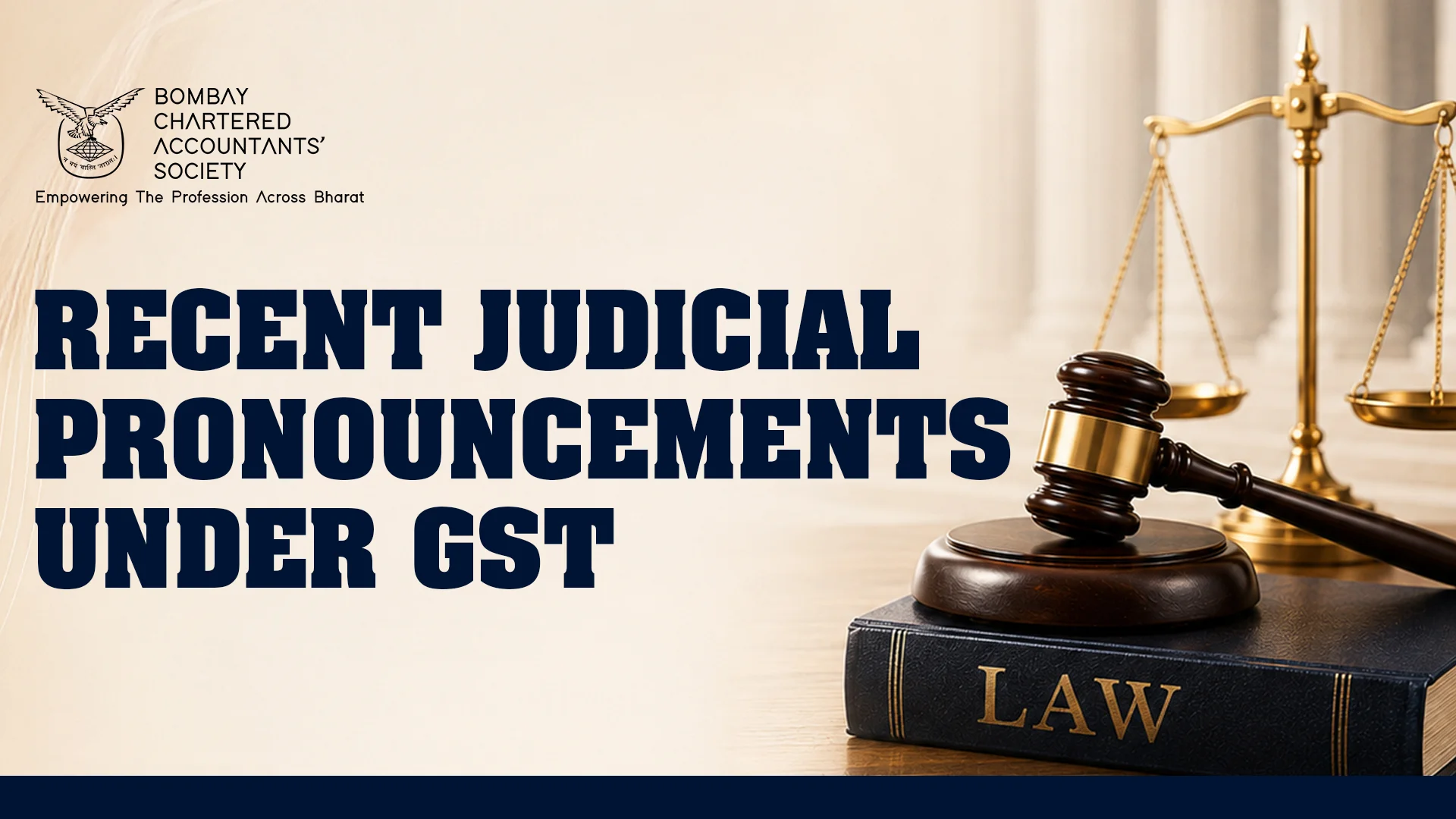 Lecture Meeting on Recent Judicial Pronouncements under GST
